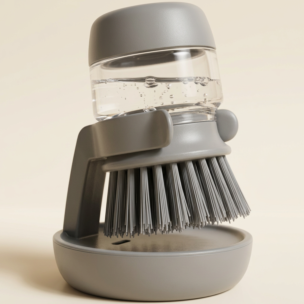 soap dispenser dish brush